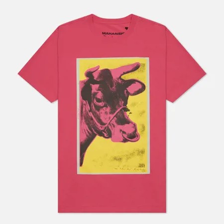 Мужская футболка maharishi Warhol Lunar Ox, цвет розовый, размер XL