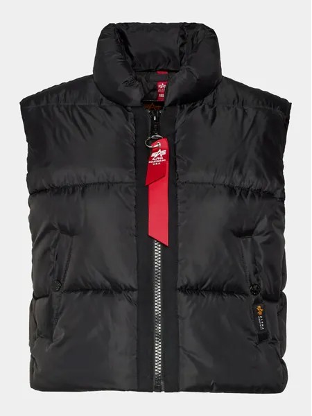 Жилет стандартного кроя Alpha Industries, черный