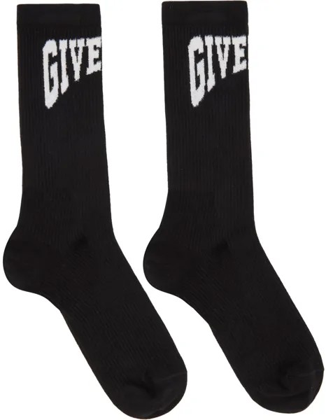 Черные жаккардовые носки Givenchy
