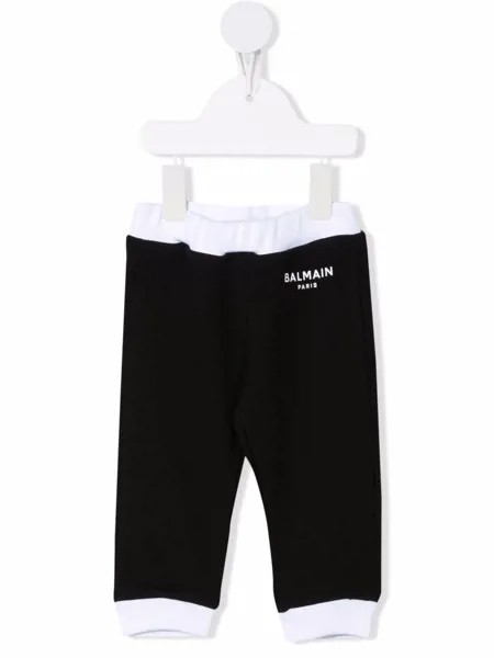 Balmain Kids спортивные брюки с логотипом