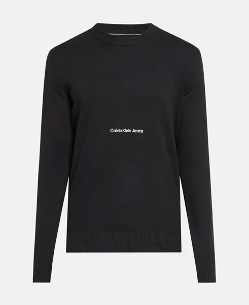 Джемпер с длинными рукавами Calvin Klein Jeans, черный