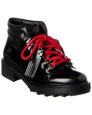 Женские кожаные ботинки Tod S черные 35
