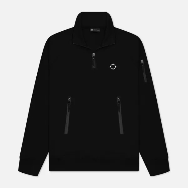 Мужская толстовка MA.Strum Tech Funnel Quarter Zip чёрный, Размер M