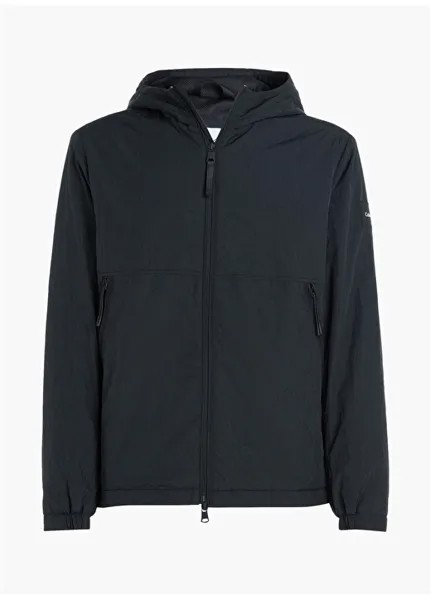 Черное мужское пальто Calvin Klein
