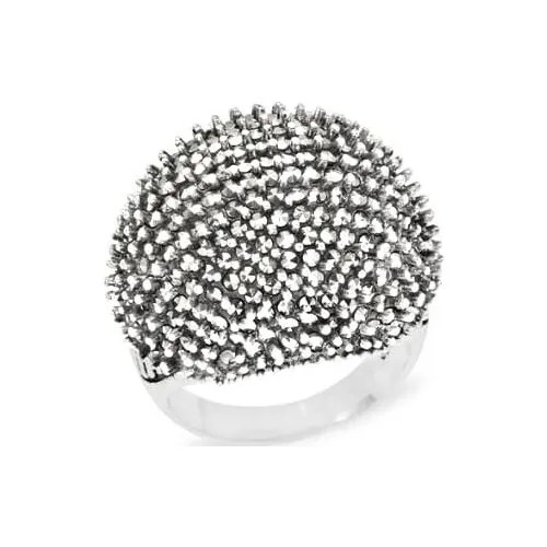 Кольцо с марказитами из серебра HR1000 18