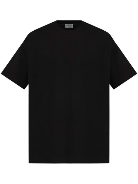 Yohji Yamamoto футболка с логотипом, черный