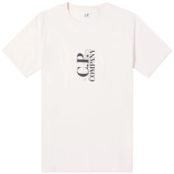 Футболка C.P. Company Sailor Logo T-Shirt, цвет Heavenly Pink
