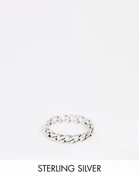Серебряное кольцо с дизайном 