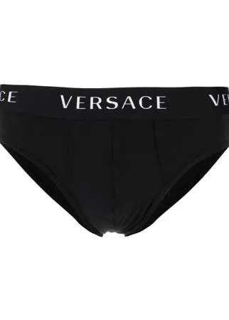 Versace трусы-брифы с логотипом