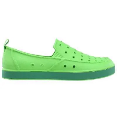 Sanuk Lil Walker Slip On Youth Boys Зеленые кроссовки Повседневная обувь 1102476Y-GNG