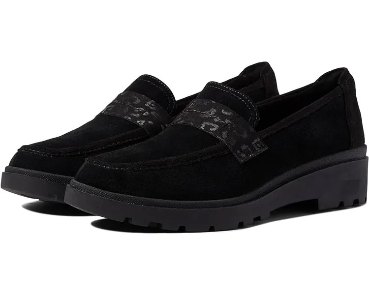 Лоферы Clarks Calla Ease, цвет Black Suede