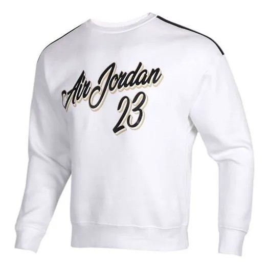 Толстовка Air Jordan 23 Remastered Plush Pull-On Sweatshirt For Men White, белый