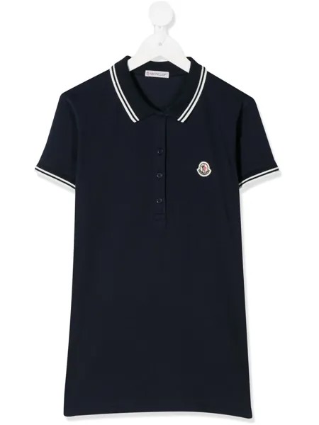 Moncler Enfant рубашка-поло с логотипом