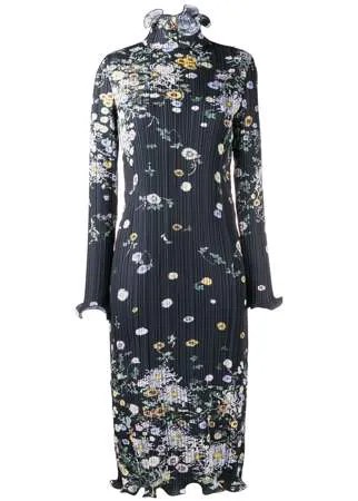 Givenchy платье миди с цветочным принтом