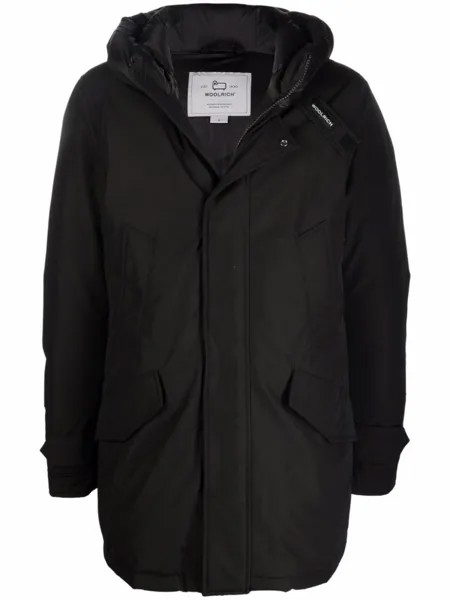 Woolrich парка Polar с высоким воротником, черный