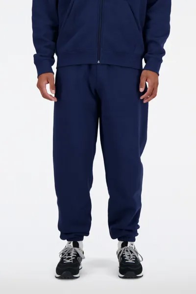 Флисовые джоггеры New Balance, синий