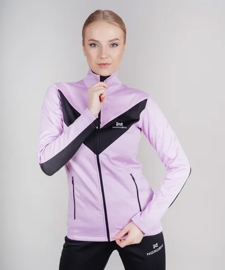 Разминочная куртка Nordski Base Orchid/Black W