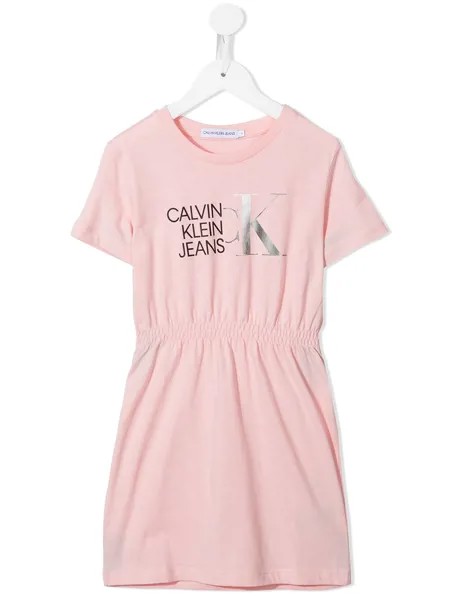 Calvin Klein Kids платье с логотипом