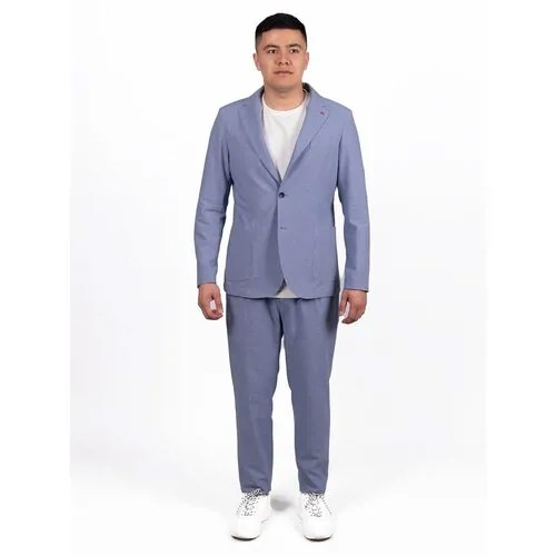 Пиджак AT.P.CO, однобортный, размер 50, голубой