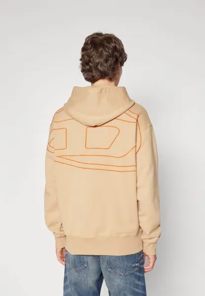 Джемпер с капюшоном Diesel, цвет Beige