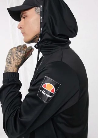 Черная олимпийка ellesse-Черный