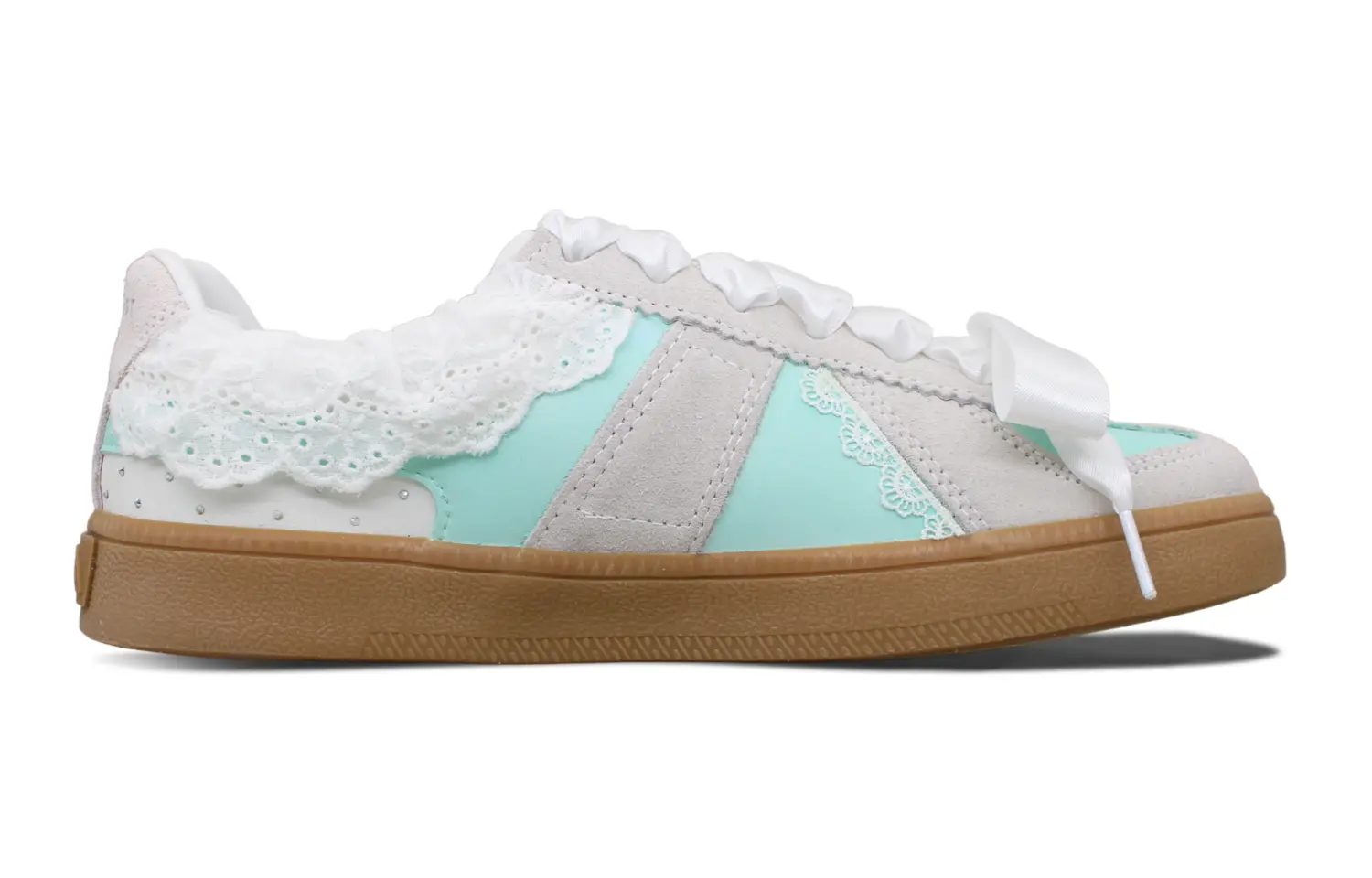 Кроссовки LINING Yunchuan Skateboarding Shoes Women's Low-top White, цвет Emerald
