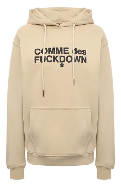 Хлопковое худи Comme des Fuckdown