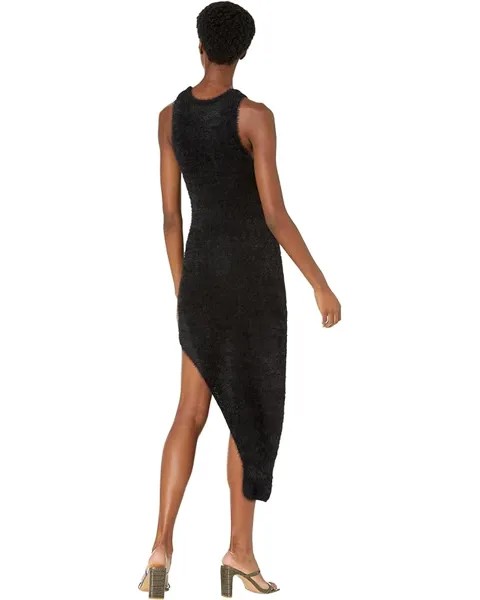 Платье Bardot The Fluffy Knit Dress, черный