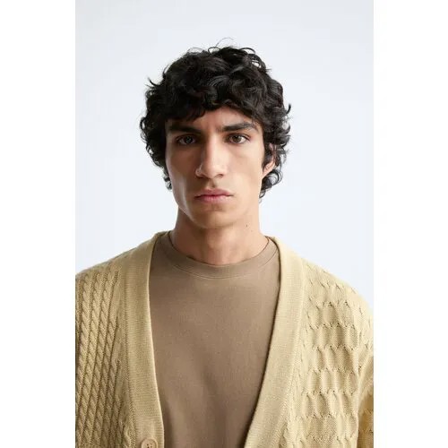 Кардиган Zara, размер M, бежевый