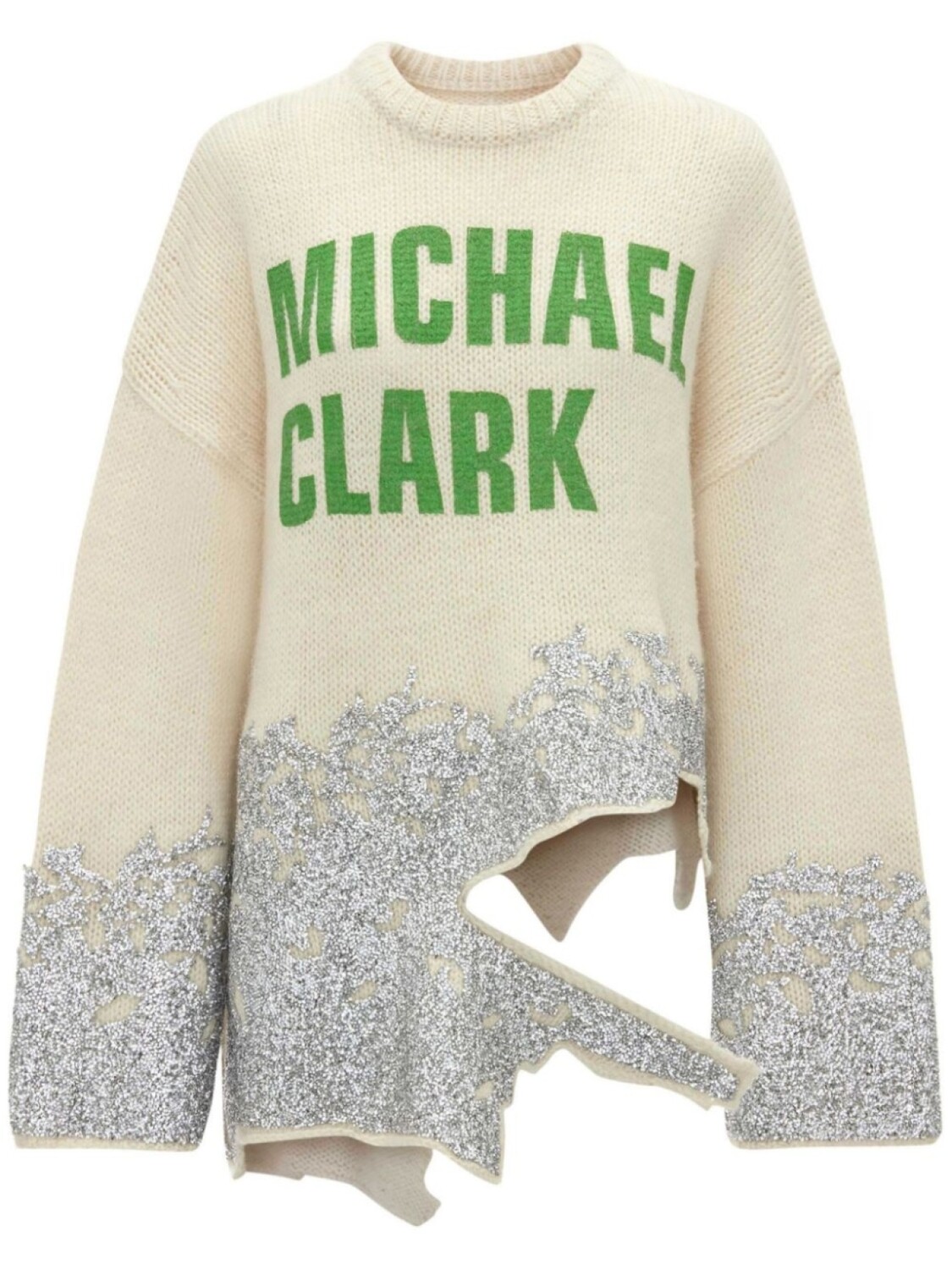 Джемпер из коллаборации с Michael Clark JW Anderson, белый