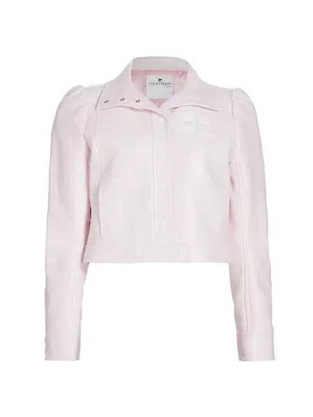 Виниловая куртка Reedition Courreges, цвет pale pink