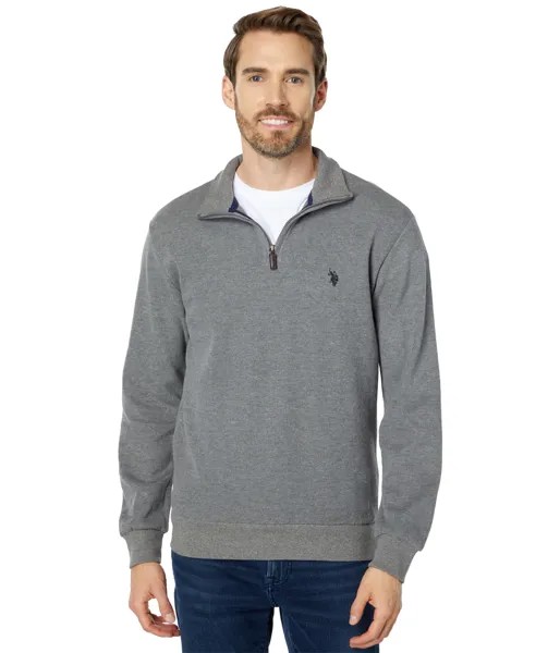 Пуловер U.S. POLO ASSN., Long Sleeve 1/4 Zip Flatback
