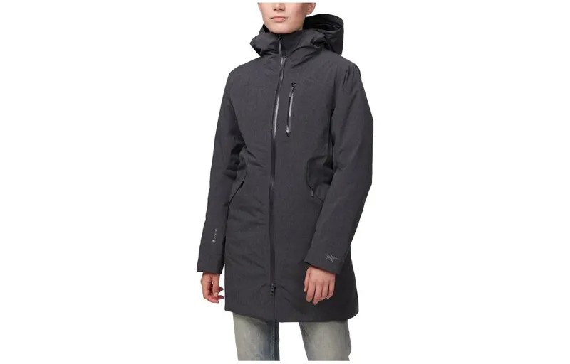 Женская стеганая куртка Arcteryx, цвет Black Grey