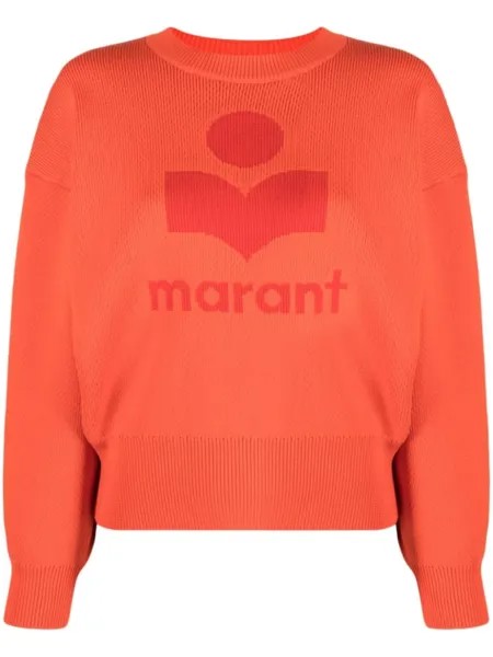 Marant Étoile джемпер вязки интарсия, оранжевый