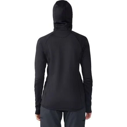 Пуловер с капюшоном Glacial Trail женский Mountain Hardwear, черный