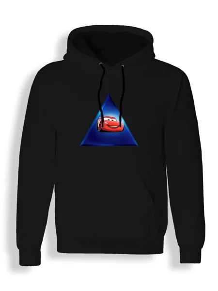Худи унисекс СувенирShop Тачки/Cars/Молния Маккуин 11 черное 2XL