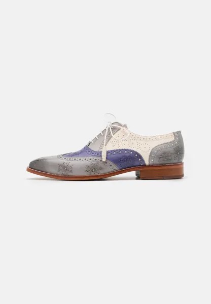 Элегантные туфли на шнуровке Jeff 28 Melvin & Hamilton, цвет sky blue/white/natural