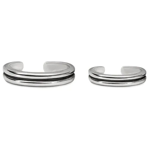 Фаланговые кольца Рок-н-ролл вдвоем, серебро 925 MR0035-Ag925, без размера, 4,26