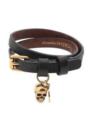 Кожаный браслет Alexander McQueen