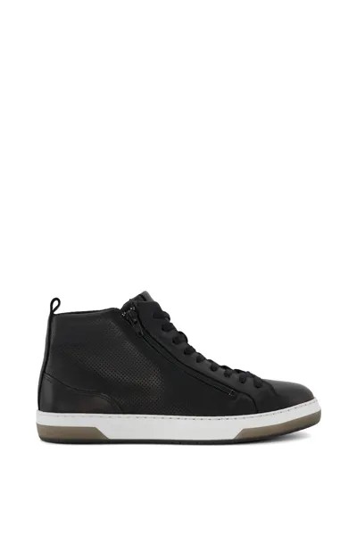 Высокие кроссовки 'Suiter' Leather Hi Tops Dune London, черный