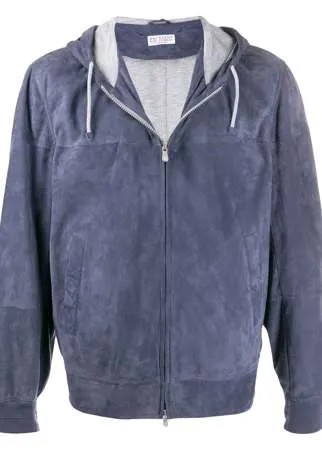Brunello Cucinelli куртка на молнии с капюшоном