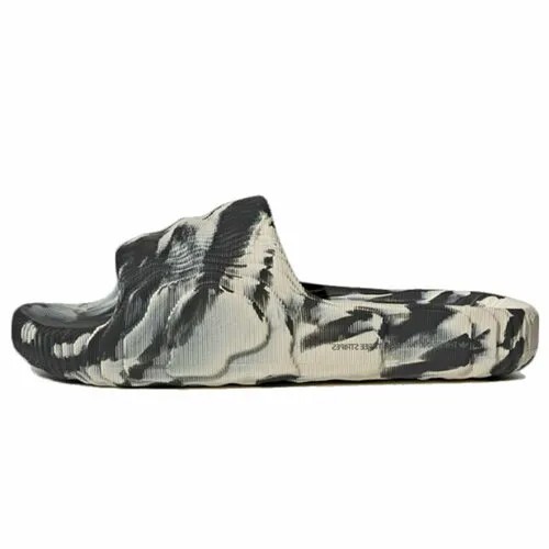 Шлепанцы adidas, размер 37EU, серый, бежевый