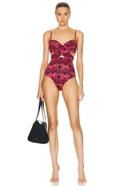 Купальник Ulla Johnson Luna Maillot, цвет Wild Rose