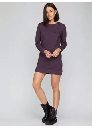 Платье PECHE MONNAIE, повседневное, прилегающее, мини, размер L, фиолетовый
