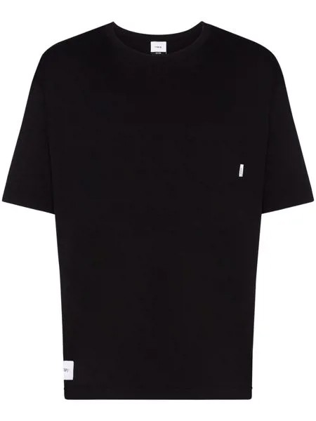 WTAPS футболка с нашивкой-логотипом