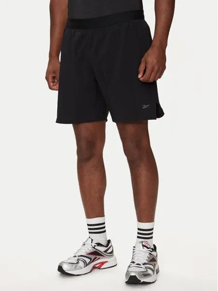 Спортивные шорты regular fit Reebok, черный