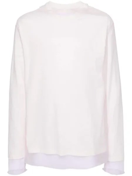 Jil Sander многослойная футболка, нейтральный цвет