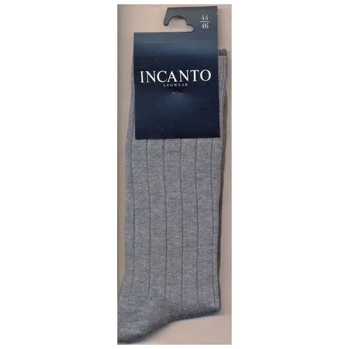 Мужские носки Incanto, 1 пара, классические, размер 42-43, серый