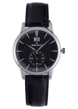 Наручные часы Claude Bernard 64005-3NIN, серебряный, черный