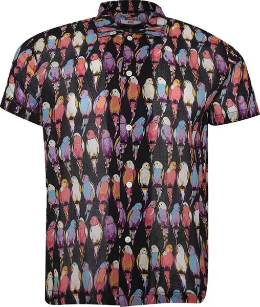 Рубашка Bode Parakeet Short-Sleeve Shirt 'Multicolor', разноцветный
